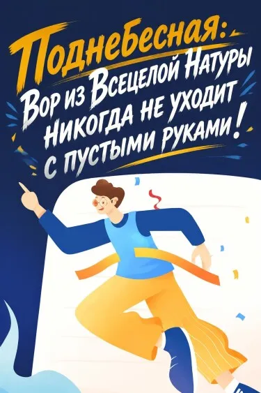 Поднебесная: Вор из Всецелой Натуры никогда не уходит с пустыми руками! - обложка